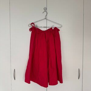 Allina Liu x Lisa Says Gah Red Adjustable Dancer Skirt